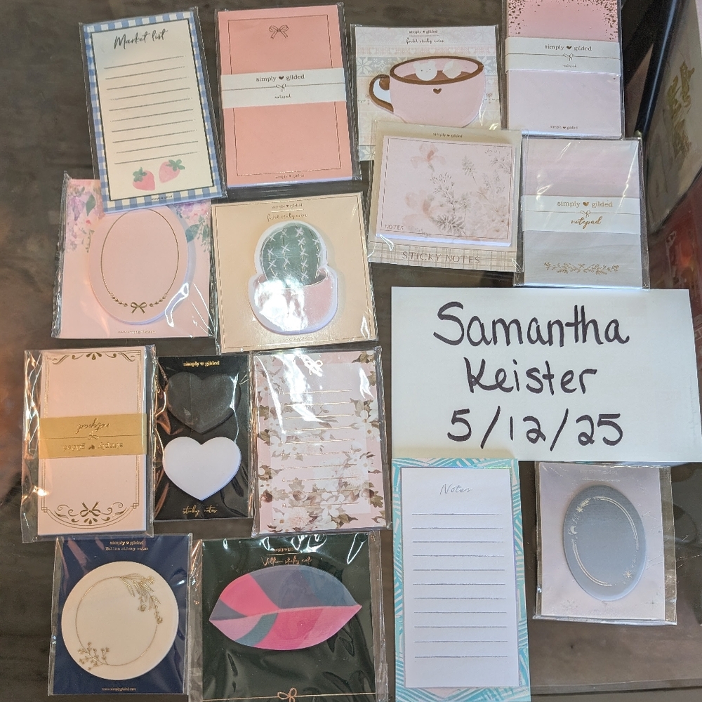 Simply Gilded Notepads Planner Destash Kawaii Scrapbook Journal